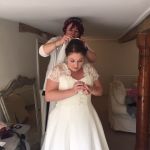 Wedding Hair Terri Pinned to Perfection Wedding Hairdressing Bridal Hair Ilfracombe North Devon Tunnels Beaches Watersmeet Hotel Sandy Cove Ash Burton Saunton Sands Ocean Kave Woolacombe Bay Westcott Barton Barnstaple Hotel